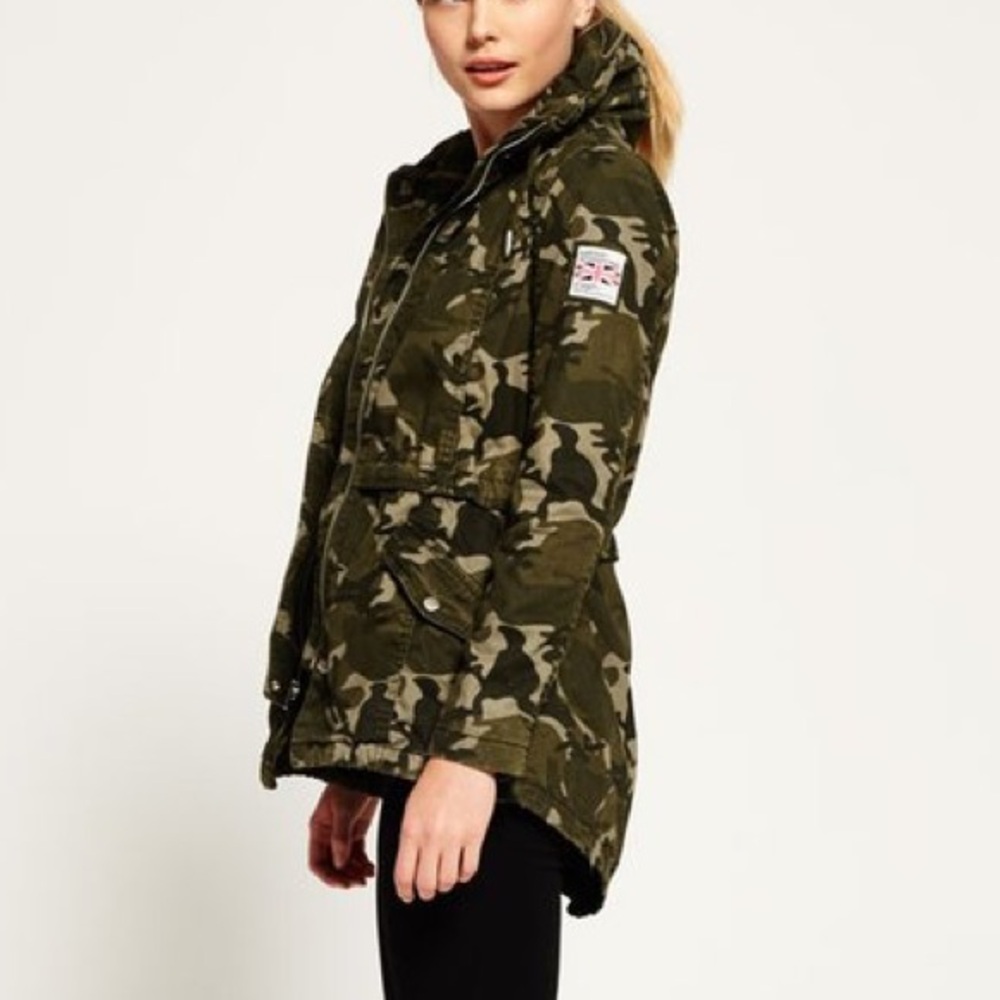 SUPERDRY&CO Rookie Tall Collar Parka Jacket